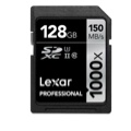 Lexar Professional Scheda SDXC, 128 GB, Velocità fino a 150 MB/s, 1000x, UHS-II