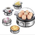 MULTI-FUNZIONALE - Non solo uova di vapore alla perfezione sodo, ma anche usare la ciotola senza BPA (nessun incluso) di portar via le uova e le verdure a vapore e altri prodotti alimentari.