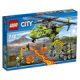 LEGO City (60123). Elicottero dei Rifornimenti Vulcanico in offerta